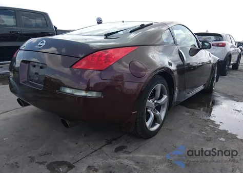 2006 Nissan 350Z Enthusiast z USA, uszkodzony, nr VIN JN1AZ34D66M302177